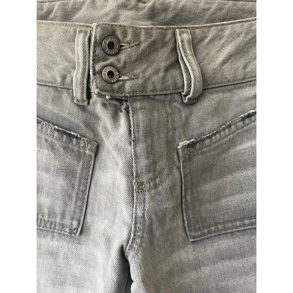 Diesel Gray Low Rise Straight Leg Denim Jeans Size 25 - Picture 4 of 8